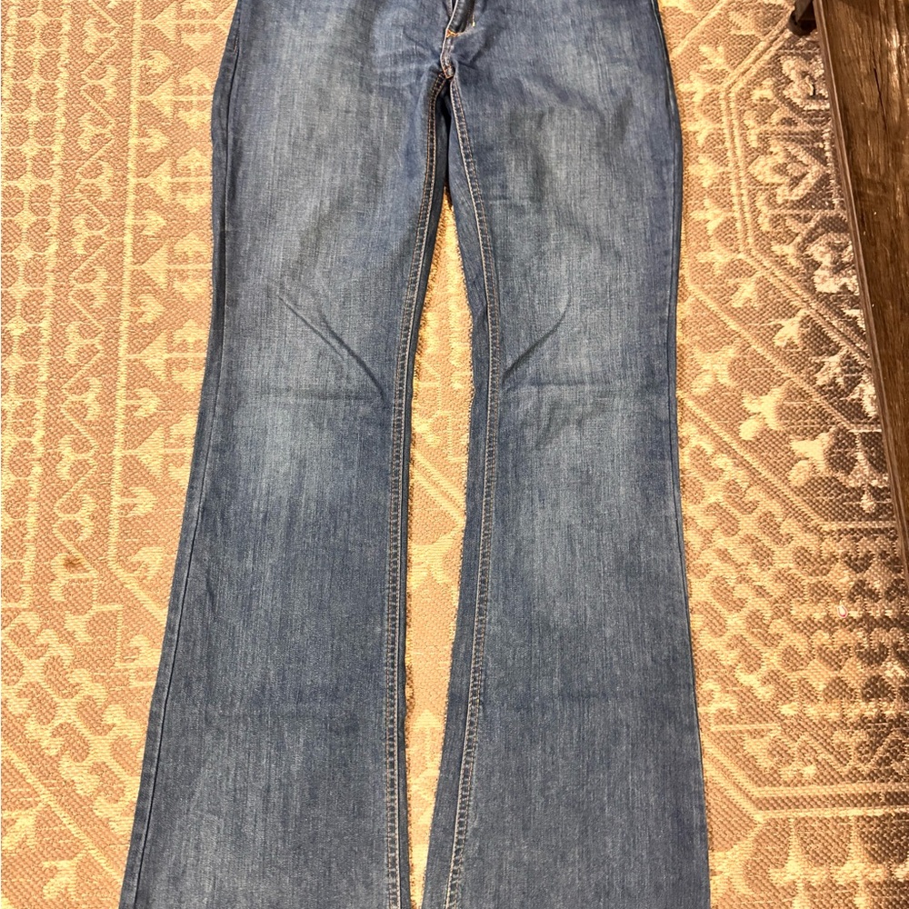 Kimes Ranch Blue Flare Wide Leg Jeans